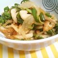 memgeg's cooksnap of when they made ∮ちくわの甘辛✰にんにく味噌✰彡炒め∮.