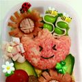 まゆまりまさママ's cooksnap of when they made キャラ弁*チューリップちゃん弁当.