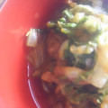 ☆しいたんママ☆'s cooksnap of when they made 白菜と水菜のだし炒め.