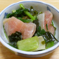 maso★maso's cooksnap of when they made まぐろとわけぎ、わかめのぬた.