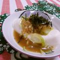 赤い電話's cooksnap of when they made 簡単お豆腐料理♩なめたけ温奴.