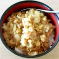 雌豚♀'s cooksnap of when they made 簡単＆節約ランチ★天かすの玉子丼.