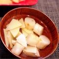 みゅうチャン's cooksnap of when they made 簡単 筍と鶏のお吸い物.