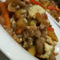 ミッフーママ's cooksnap of when they made 肉じゃが風？ちゃんぷるぅ～.