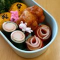 ポワール's cooksnap of when they made ミニトマカップにピンクローズ✿お弁当に♪.