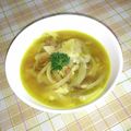 ParAdE＊'s cooksnap of when they made 鶏肉とじゃが芋のカレースープ チーズがけ.