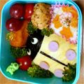 ｙｕ＊ｋａ's cooksnap of when they made 黄色いてんとう虫のおにぎり弁当（キャラ弁.