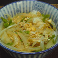 Miffy64's cooksnap of when they made *\簡単たまねぎのたまごとじ丼/*.