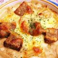 進撃のリラックマ's cooksnap of when they made 本格☆なんつってハンバーググラタン.