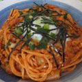 独り身竹蔵's cooksnap of when they made 進化した！？我が家定番納豆キムチスパ.