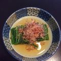 mocomoco羊's cooksnap of when they made せりのお浸し.