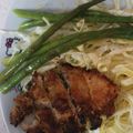 ｼﾏｼﾏ's cooksnap of when they made ◆フライパンｄｅ衣サクサク焼きトンカツ◆.