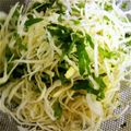 ●これなんだ●'s cooksnap of when they made 大葉も一緒に♪千切りキャベツ.