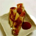 とうかとうか's cooksnap of when they made 餃子の皮が余ったら♡パリパリウインナー.