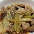 お豆天使's cooksnap of when they made 豚肉＆キャベツ＆椎茸の簡単ゴマ味噌炒め.