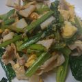 かりもも's cooksnap of when they made 小松菜と豚肉のピリ辛味噌マヨ炒め.