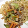 エリーゼS's cooksnap of when they made 白菜と豚肉のつゆマヨ焼きうどん.
