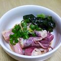 rocky6969's cooksnap of when they made ヤリイカの酢みそ.