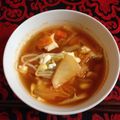 yo_yo0720's cooksnap of when they made お豆腐たっぷり納豆キムチスープ.