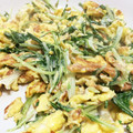 ちゃんこまんさん's cooksnap of when they made ☆レタスと水菜の卵炒め♪マヨネーズ和え☆.