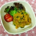 tamakmf's cooksnap of when they made レンジで。メープル香る♡かぼちゃサラダ.