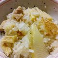 tomatojuice's cooksnap of when they made 春の香り☆タケノコご飯（炊飯器で炊く）.