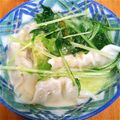 玉ネギ坊主's cooksnap of when they made レタスとみず菜の餃子スープ♪.