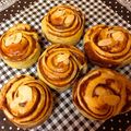 chippuchan's cooksnap of when they made チョコマーブルパン.