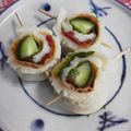 リエぷ☆'s cooksnap of when they made きゅうりと梅と大葉のちくわ巻き.