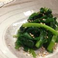 まーきー♪'s cooksnap of when they made すぐに出来ちゃう ニラのおひたし.