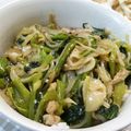 みいみいまる's cooksnap of when they made 野菜たっぷり☆小松菜と豚もやし丼☆.