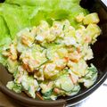 まゆみにー27's cooksnap of when they made キュウリとカニカマの卵サラダ♫.