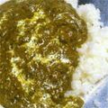 Thim's cooksnap of when they made ほうれん草を使ったサグチキンカレー.