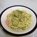 龍青空ママ's cooksnap of when they made 海老とアボカドのチーズクリームパスタ.