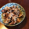 まみらいおん's cooksnap of when they made お酒と塩だけ～砂肝とにんにくの煮物.