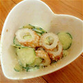 ひろベアー's cooksnap of when they made ちくわとキュウリの味噌マヨ和え.