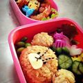 YUMEKOママ's cooksnap of when they made くまのがっこう　ジャッキー☆キャラ弁☆.