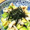 やふぁやふぁ's cooksnap of when they made ささみアボガ丼.