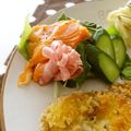 tommy 0304's cooksnap of when they made 簡単おもてなし❀ハムとサーモンを添えて❀.
