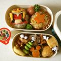 エリィ♪elie's cooksnap of when they made キャラ弁当＊仮面ライダーガイム.