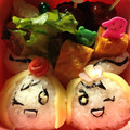 haruーnaka's cooksnap of when they made キャラ弁 みらいっち＆くるるっち.