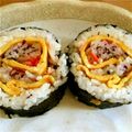 ミルクイヌ's cooksnap of when they made 簡単！バラの巻き寿司☆お弁当にも～.