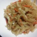 ROSE＊マリン's cooksnap of when they made ★大根と人参のｷﾝﾋﾟﾗ★.
