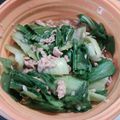 hiro1616's cooksnap of when they made レンジで簡単！青梗菜とツナの煮物.