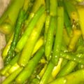 rarapi's cooksnap of when they made 超簡単...5分..丼で茹でる アスパラ.