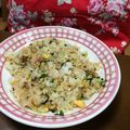 まあゆりんりん's cooksnap of when they made 焼豚の素とガーリックの素でチャーハン☆.