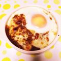 pocotam's cooksnap of when they made トースターで！簡単焼きカレー！.