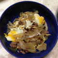 くろにゃん77's cooksnap of when they made 新玉ねぎとひき肉のふんわり卵とじ.