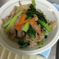ともぱんたから's cooksnap of when they made 豚肉と小松菜の炒め物.