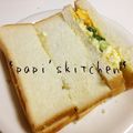 papikun's cooksnap of when they made きゅうりがアクセント！卵サンドイッチ.